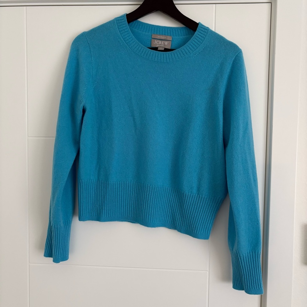 J CREW Cropped Cashmere Sweater